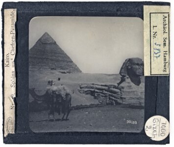 Vorschaubild Kairo. Sphinx und Chefren-Pyramide Diasammlung